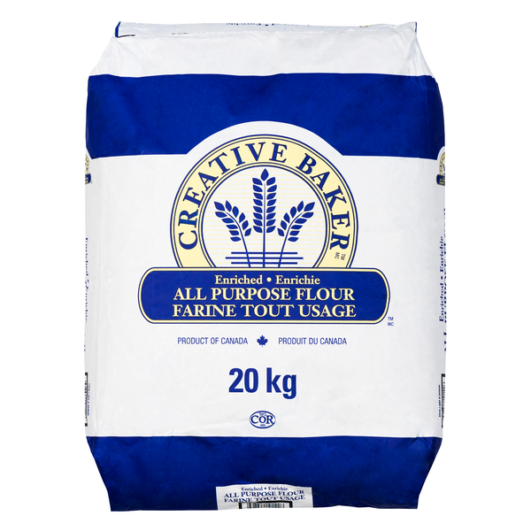 Creative Baker All Purpose Flour - 4 x 20 kg - Grocery and Food Items - Canadian Distribution