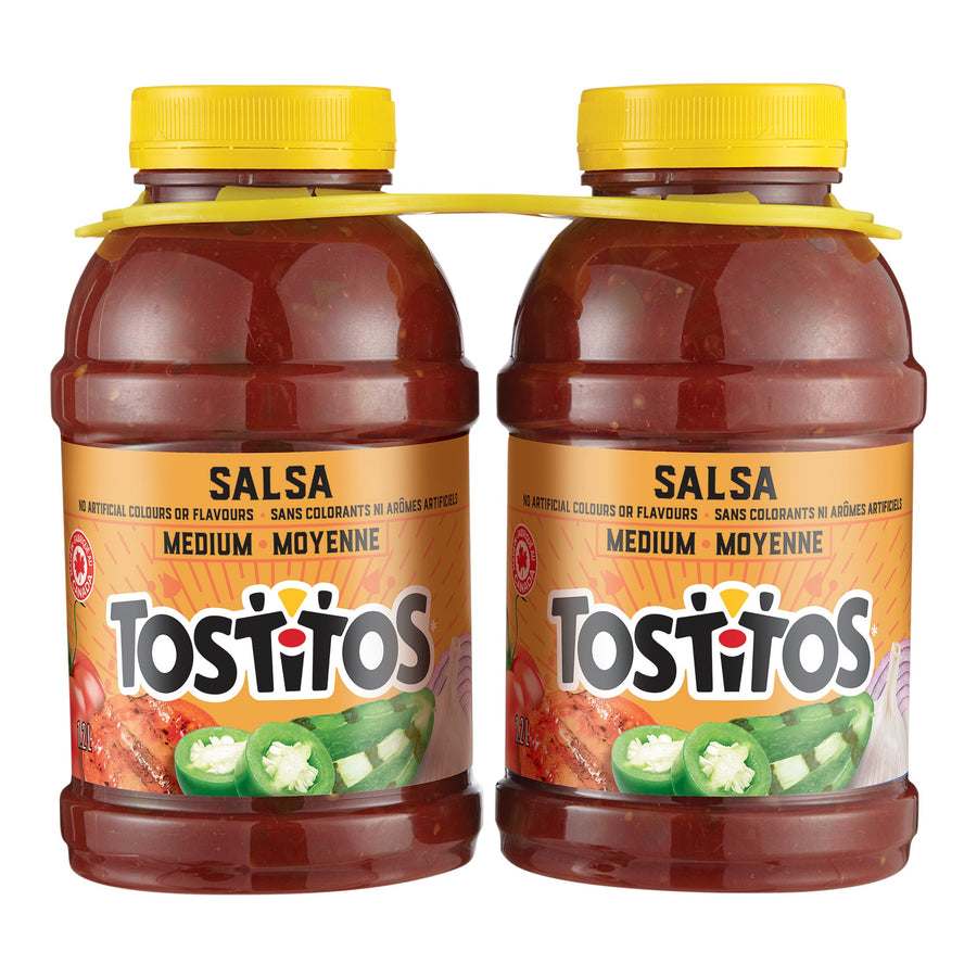 Tostitos Medium Salsa - 8 × 1.21 L - Grocery and Food Items - Canadian Distribution