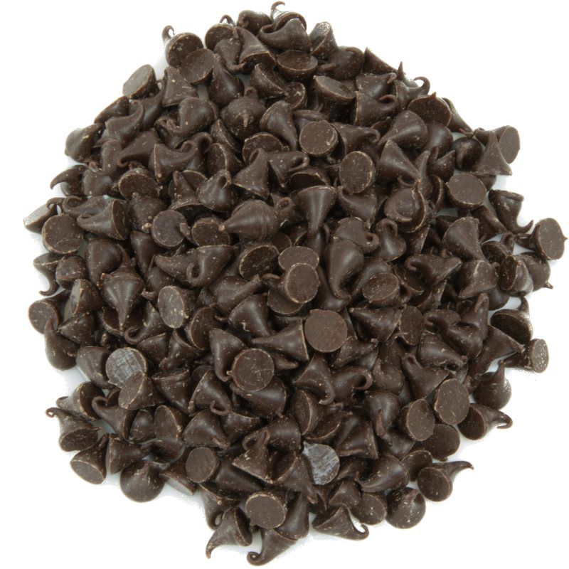 Dark Chocolate Chips  Candy Toppings | TR Toppers C390-100 | Premium Dessert Toppings, Mix-Ins and Inclusions | Canadian Distribution