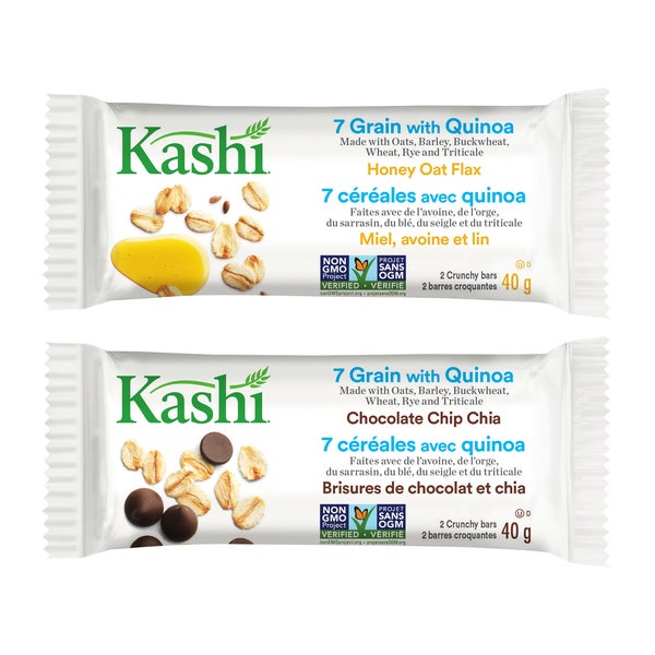 Seven Grain with Quinoa Bars - 160 × 20 g - Kashi - Canadian Distribution