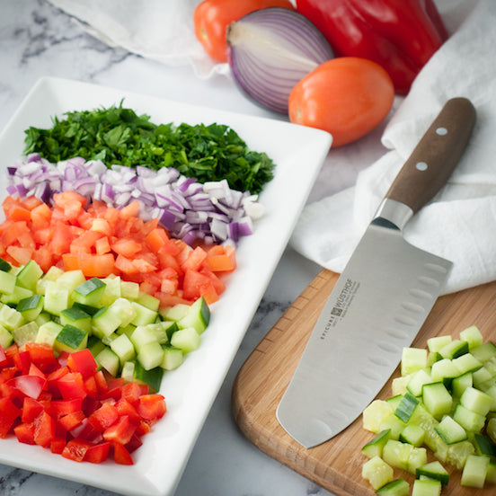 WUSTHOF Epicure Santoku, 7" Hollow Ground