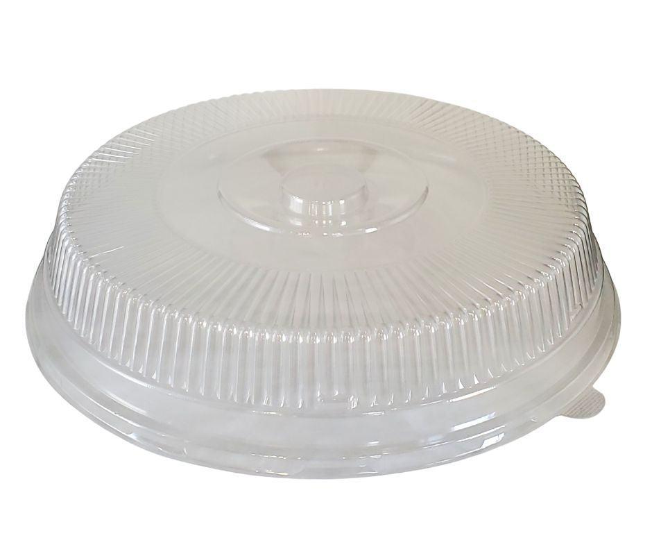Rhino-Foil - 18" Clear Plastic Lid for Round Catering Tray - AR206R