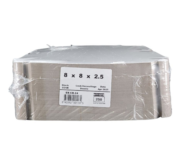 EB - Boîtes à gâteau blanches - 8x8x2½