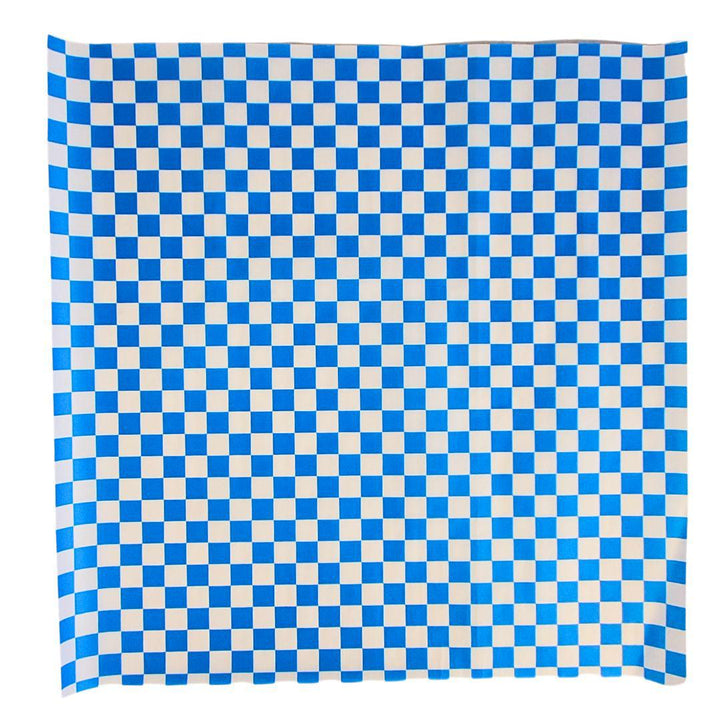 Value+ - Checkered Sheets - Blue - 14"x14"