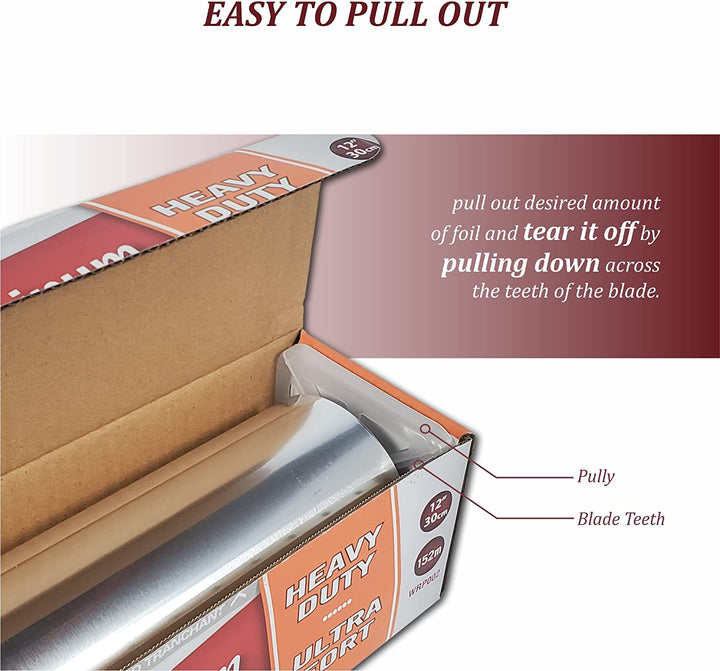 Rhino-Foil - 12" Aluminium Foil Roll - Heavy Duty - 152M