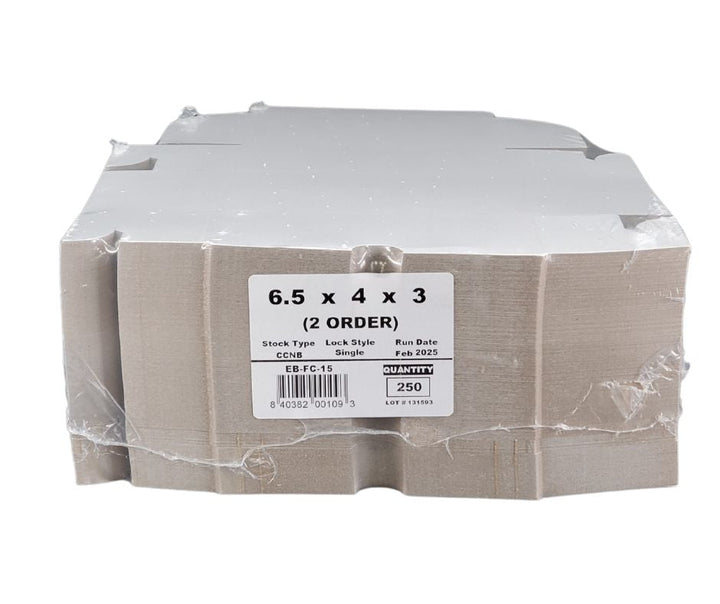 EB - Boîtes à gâteaux blanches - 6½x4x3