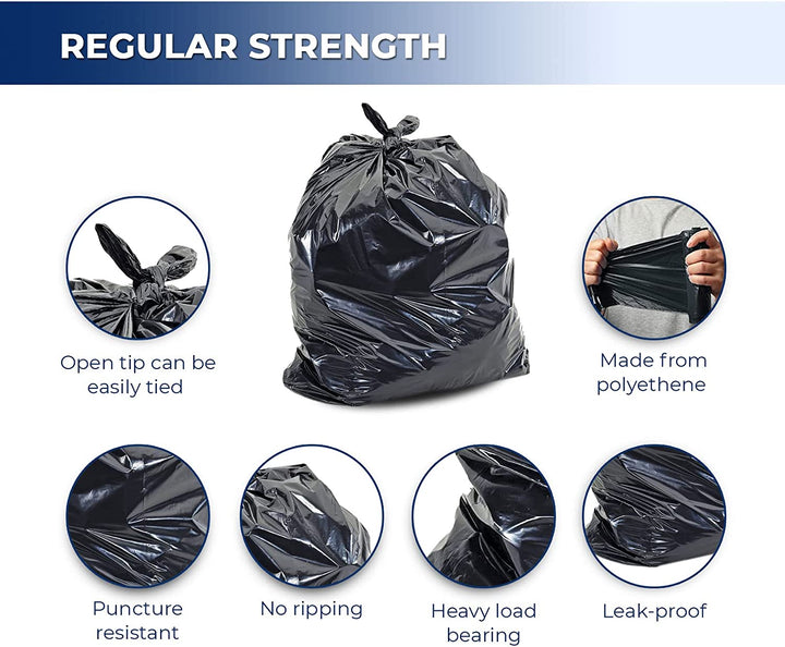 Spartano - Garbage Bags - Regular - Black - 20"x22"