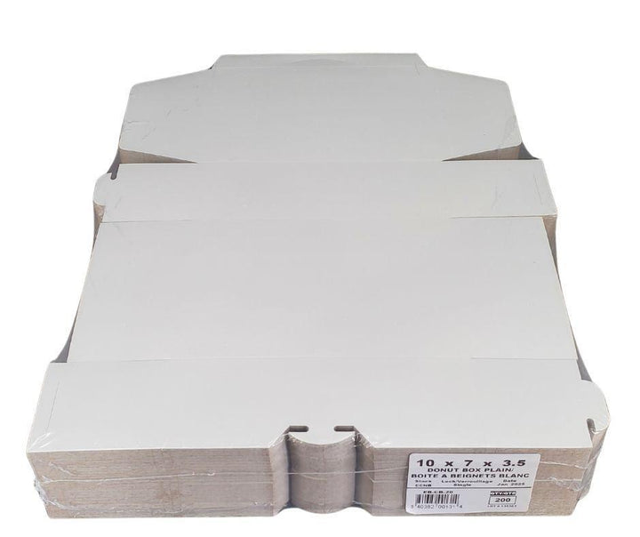 EB - Boîtes à gâteaux blanches - 10x7x3½