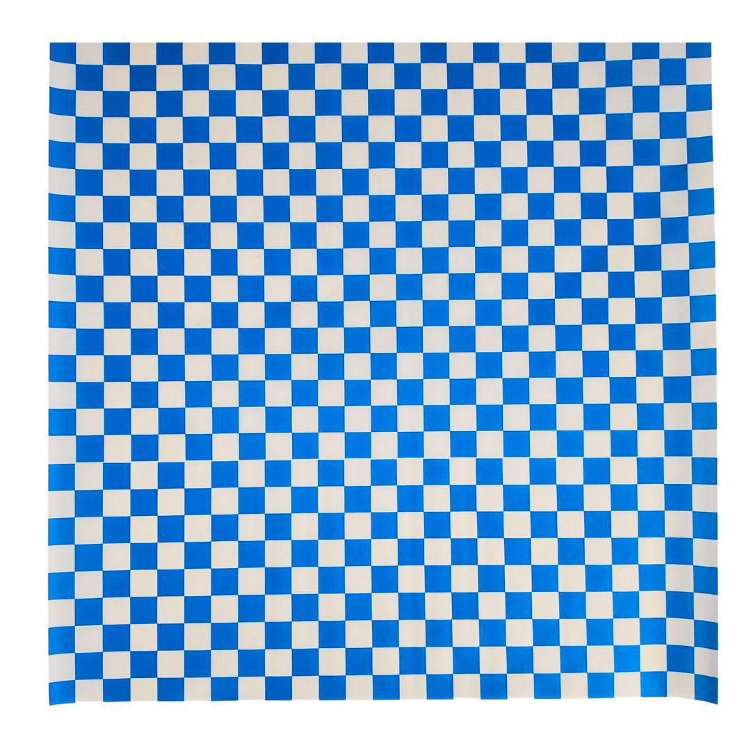 Value+ - Checkered Sheets - Blue - 12"x12"