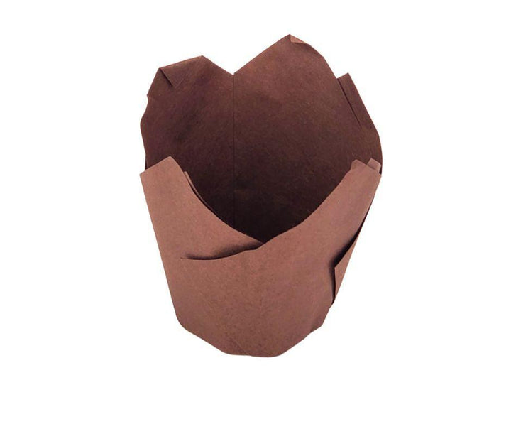 Decora - Emporte-pièces pour muffins - Tulipe - Marron chocolat