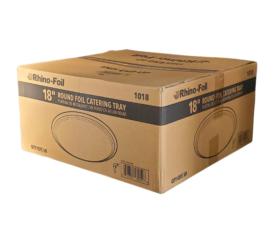 Rhino-Foil - 18" Round Catering Tray - 1018