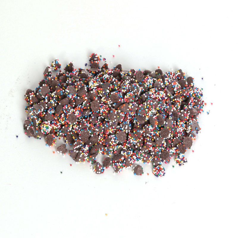 Rainbow Nonpareils Candy Toppings | TR Toppers R435-100 | Premium Dessert Toppings, Mix-Ins and Inclusions | Canadian Distribution