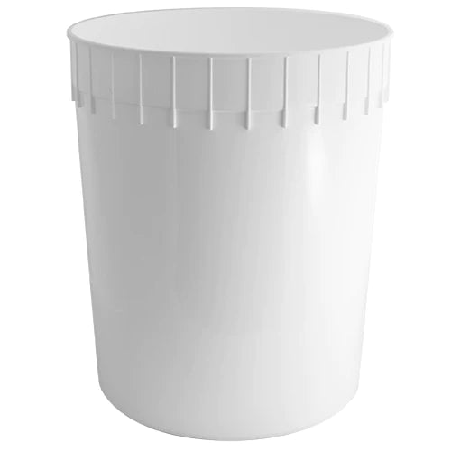 3 Gallon White HDPE Plastic Dairy Pails | Foodservice Approved and Freezer Safe | Foodservice Canada