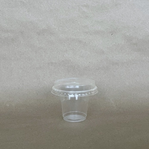 3oz. Taster Plain Cup PLA 76mm 1000cs BPI - Disposable Take Away Food Packaging - Canadian Distribution