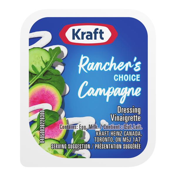 Kraft Ranch Portions - 800 x 18 mL - Grocery and Food Items - Canadian Distribution