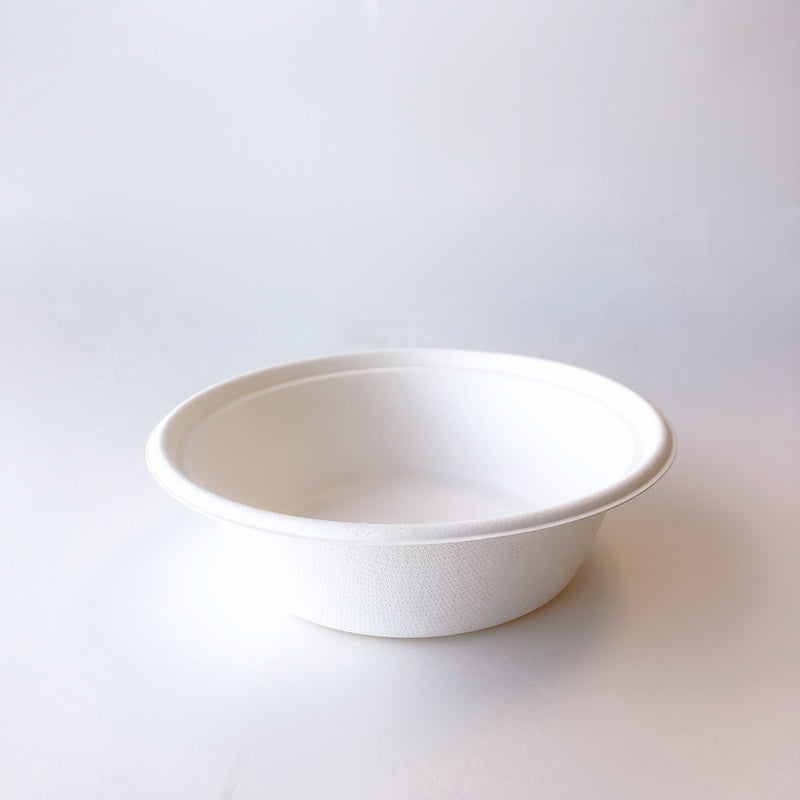 Bowl Sugarcane - 12/24/30/40 oz - 1000cs BPI - Disposable Take Away Food Packaging - Canadian Distribution