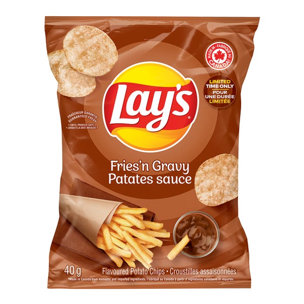 Fries & Gravy - 160 x 40g - Lay's - Canadian Distribution