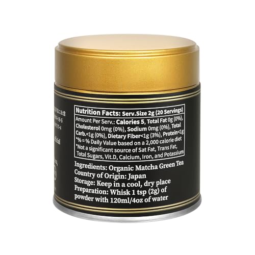 Yedoensis – Pure Ceremonial Matcha “Somei-Yoshino” – Organic – 40g