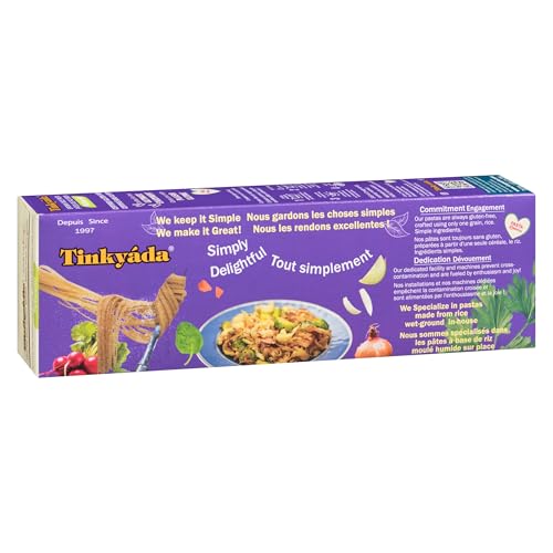 Tinkyada Brown Rice Fettuccine Pasta, 2 x 397g - Canadian Distribution - Ships Free Within Canada on Orders Above CAD $199