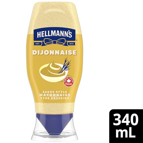 Hellmann's Dijonnaise Mayonnaise Dressing – 2 x 340 ML - Canadian Distribution - Ships Free Within Canada on Orders Above CAD $199