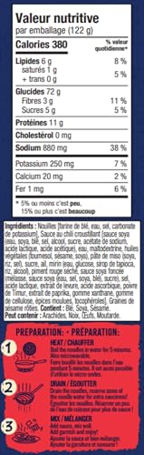 Blue Dragon Saucy Noodles Chili Crisp 2 x 122g – Gourmet Noodle Dish Ready in 5 Minutes - Canadian Distribution - Ships Free Within Canada on Orders Above CAD $199