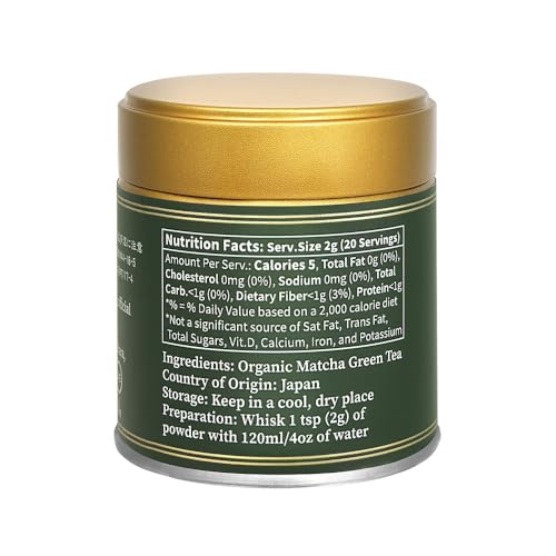 Yedoensis – Premium Matcha – Organic Japanese Green Tea – 40g