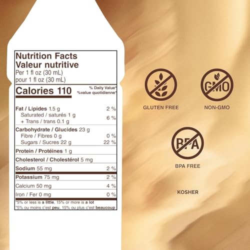 Monin Gourmet Caramel Sauce – Buttery & Rich Flavor for Coffee, Desserts & More, 64 oz – Gluten-Free, Non-GMO - Canadian Distribution - Ships Free Within Canada on Orders Above CAD $199