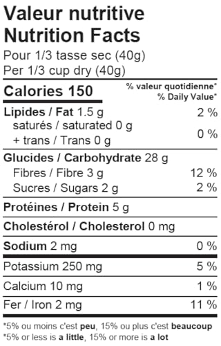 GoGo Quinoa Flakes Cereal - 2 x 350G Organic Breakfast - Canadian Distribution - Ships Free Within Canada on Orders Above CAD $199