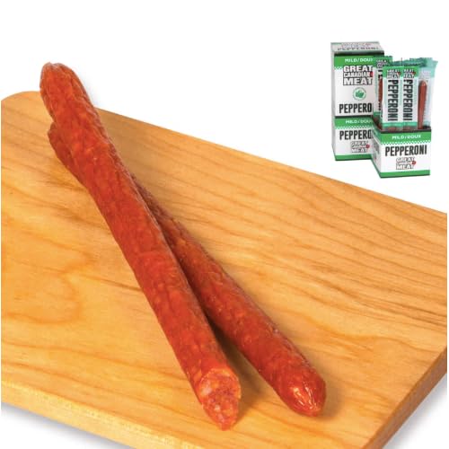 Great Canadian Meat – Mild Pepperoni Sticks – 18 x 22g