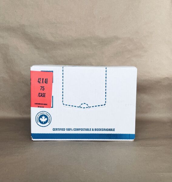 Compostable Bin Liner 42" x 48" 75cs BPI