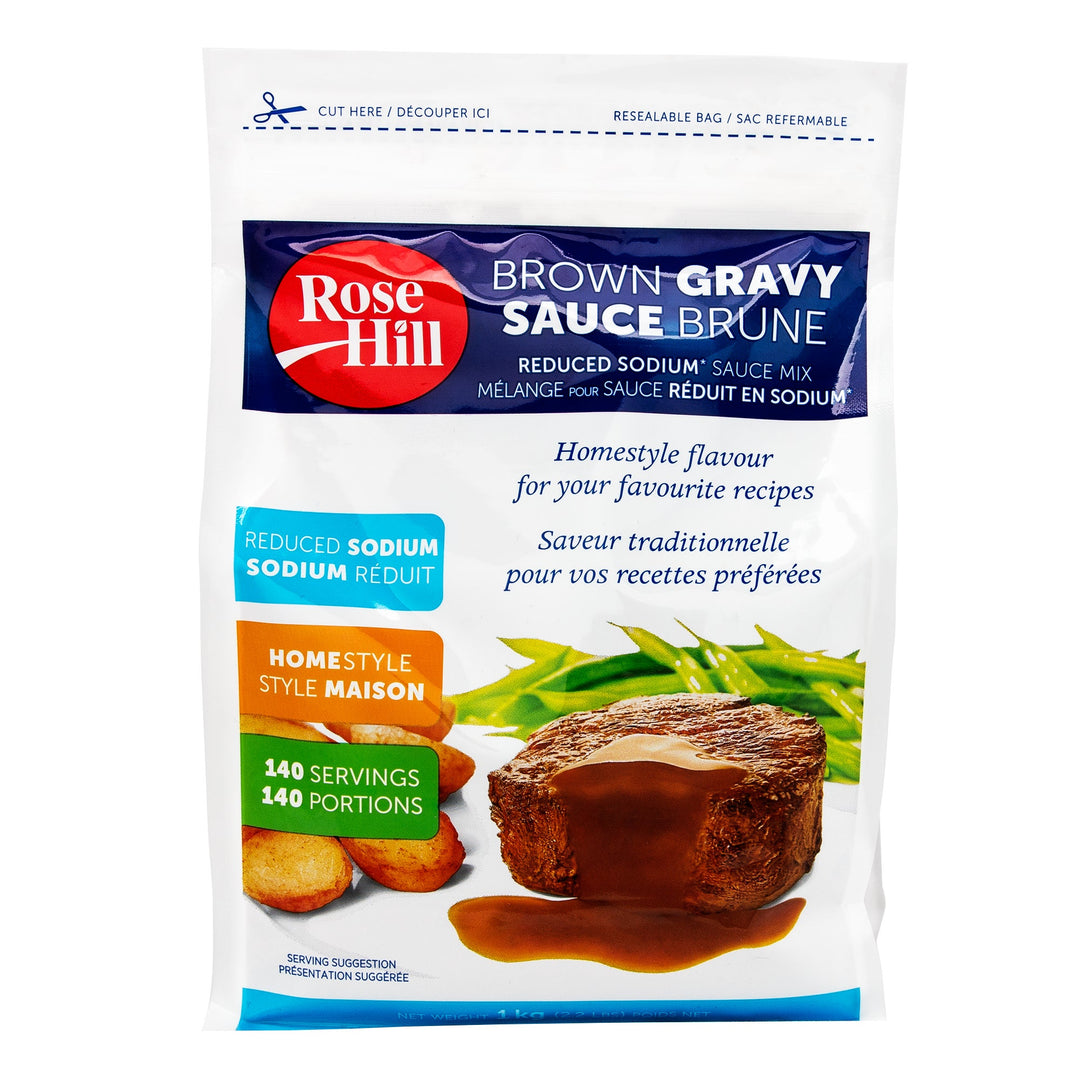 Rose Hill Brown Gravy Mix - 4 x 1 kg - Grocery and Food Items - Canadian Distribution