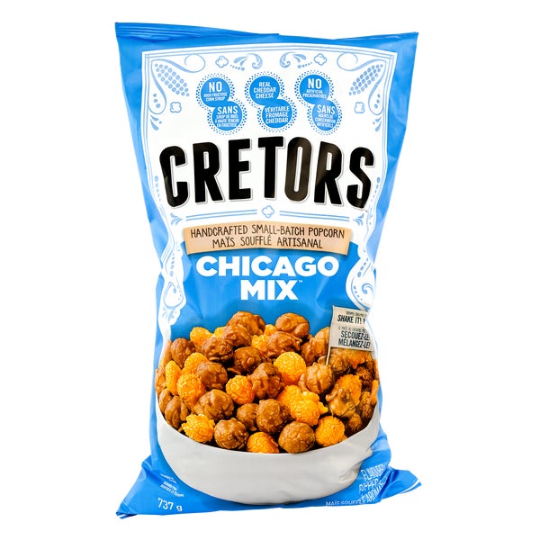 Chicago Mix Popped Corn - 4 x 737 g - G.H. Cretors - Canadian Distribution