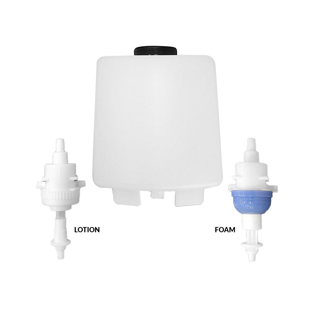 Touch-Free Dual Tip Bulk Lotion or Foam Soap Dispenser - Sold By The Case