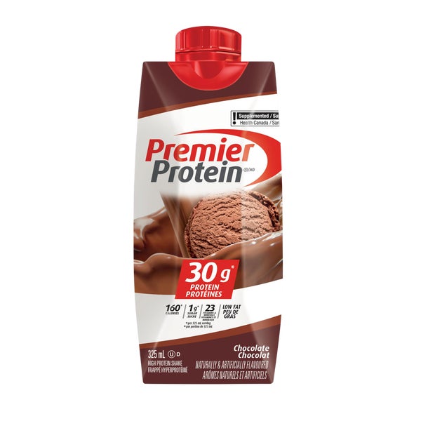 Chocolate Shake - 18 × 325 mL - Premier Protein - Health and Wellness - Canadian Distribution - Ships Free Within Canada on Orders Above CAD $199