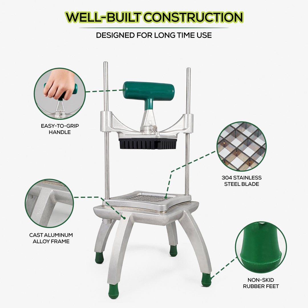 Vegetable Cutter with 3/8" Blade - QY-047-38