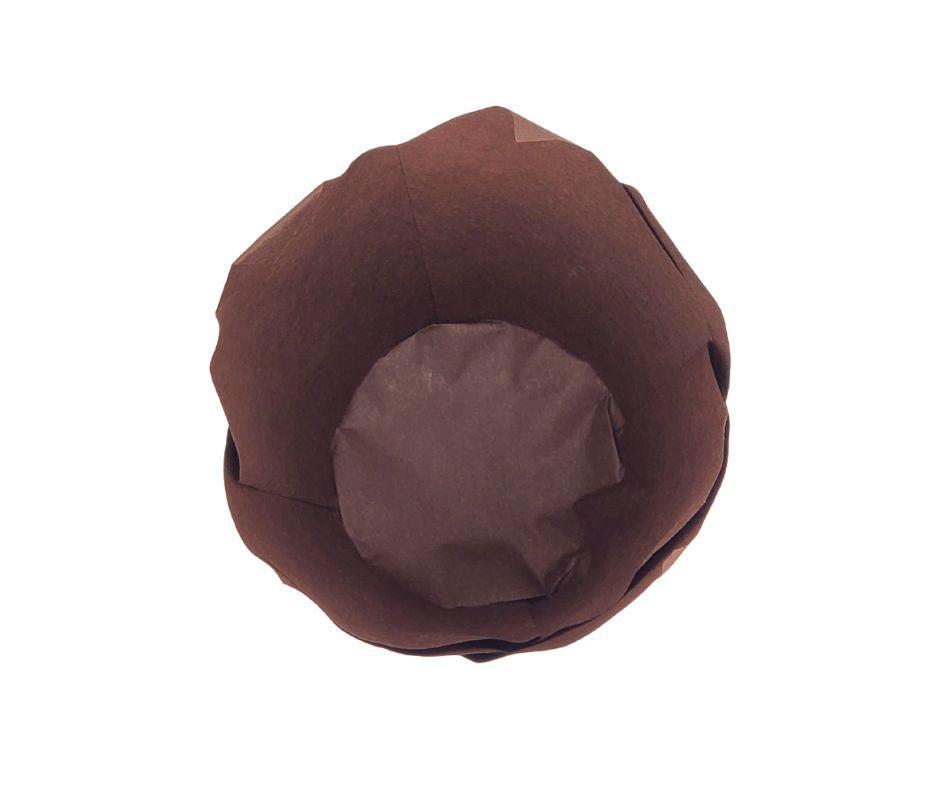 Decora - Emporte-pièces pour muffins - Tulipe - Marron chocolat