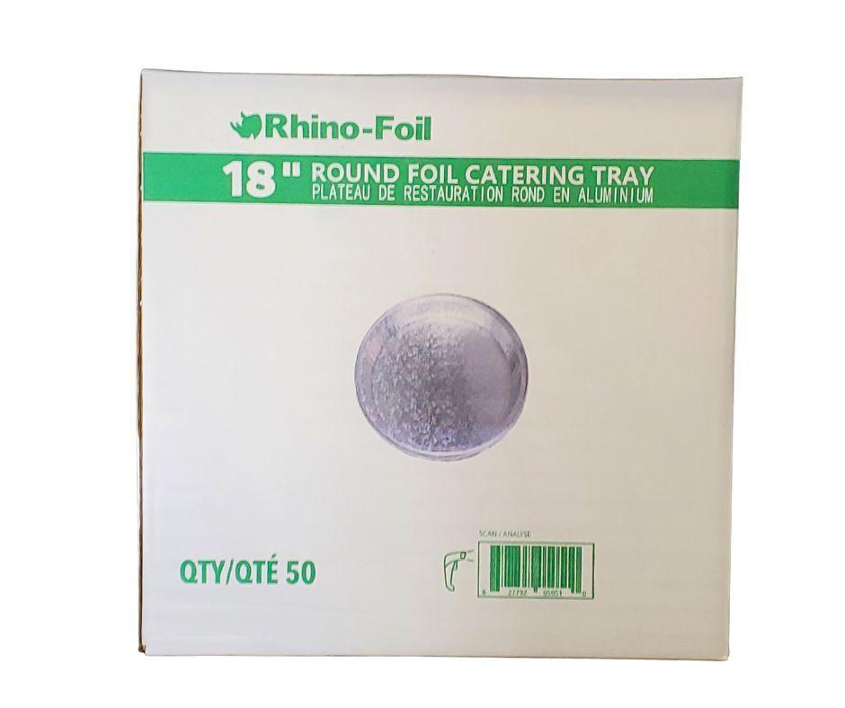 Rhino-Foil - 18" Round Catering Tray - AR205R