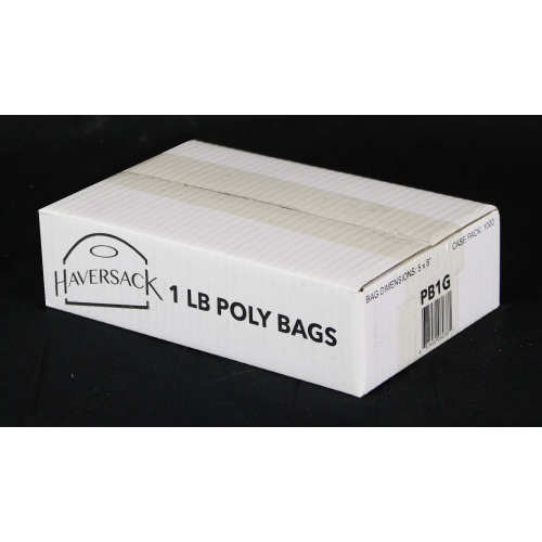 Bag Poly Clear 1 lb. 5 x 8 1 mil. - 1 x 1000 count - Calibre Marketi - Packaging and Accessories - Restaurant Supplies and Equipment - Canadian Distribution