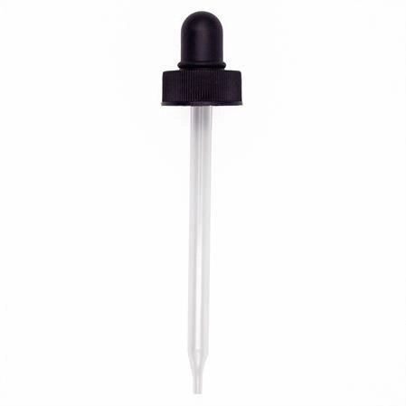 Black 4 oz threaded dropper by lorann - fun foods canada