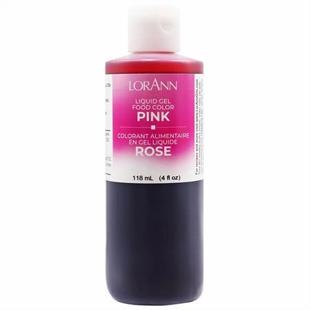 4oz pink liquid gel food coloring - fun foods canada
