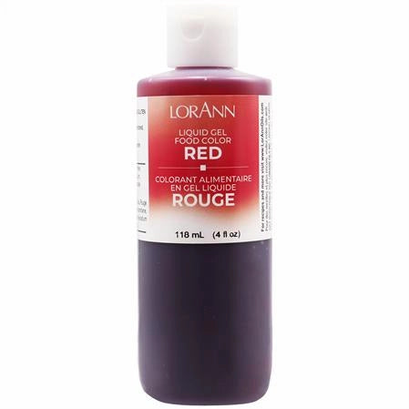 4oz red liquid gel food coloring - fun foods canada