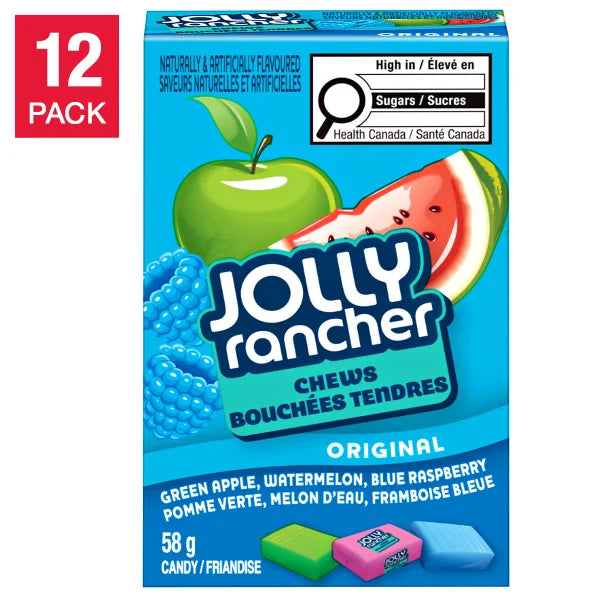 Chew - 48 × 58 g - Jolly Rancher - Canadian Distribution