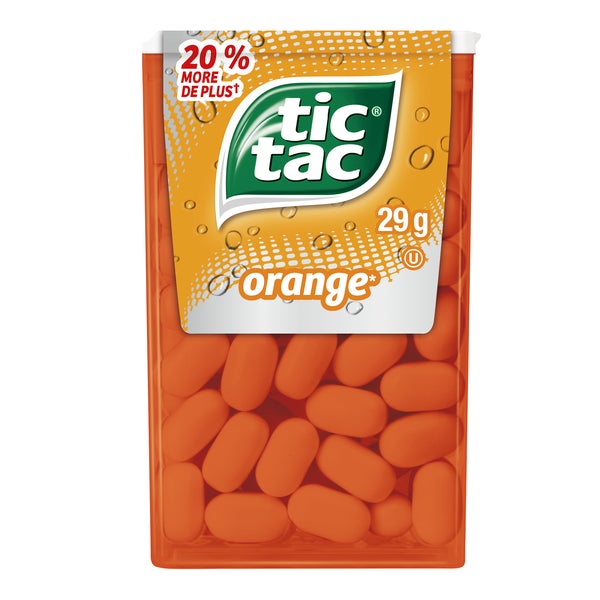 Orange - 48 × 29 g - Tic Tac - Canadian Distribution
