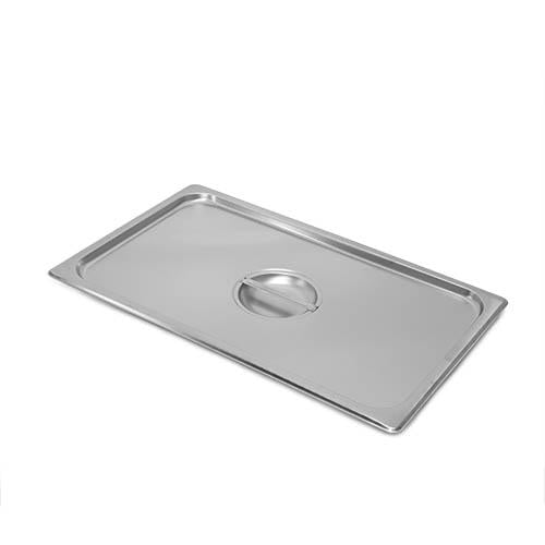 Lid Pan Food Stainless Steel 1/6 Size Solid -  (Case = 6 x 1) - Magnum Manufact - Packaging and Accessories - Restaurant Supplies and Equipment - Canadian Distribution