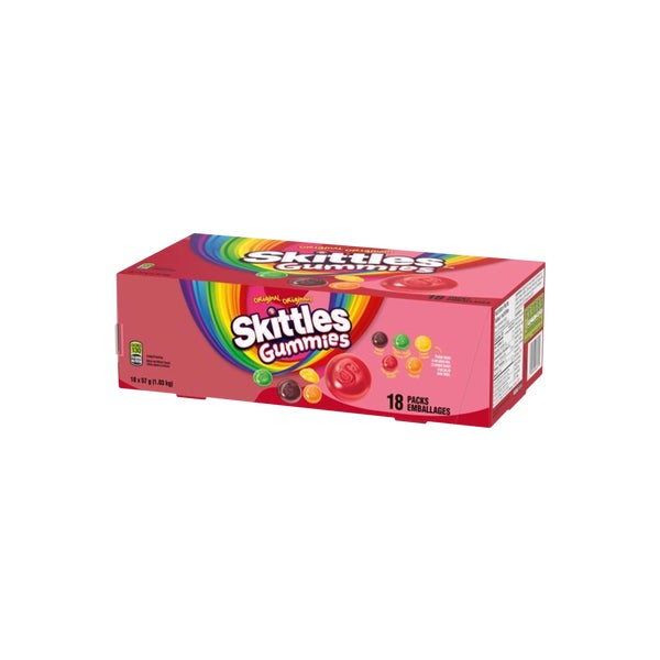 Gummies Original - 72 × 57 g - Skittles - Canadian Distribution