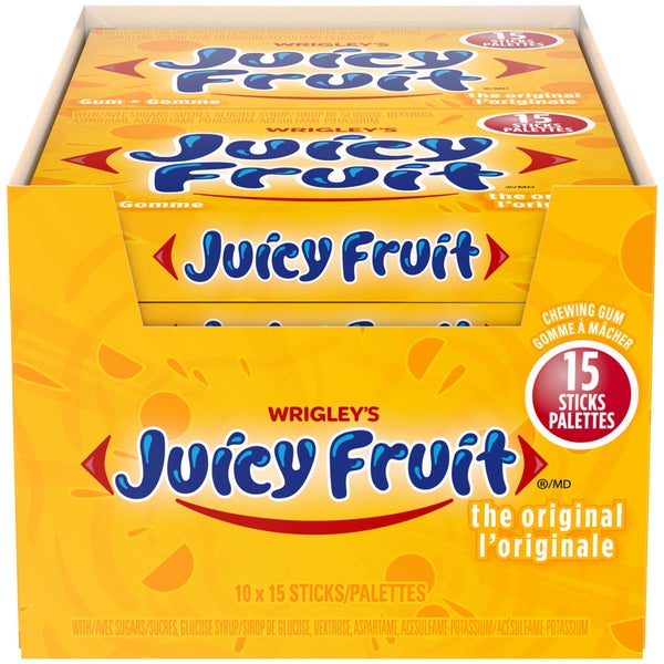 Original - 40 bâtonnets de 15 unités - Fruits juteux - Distribution canadienne - Livraison gratuite au Canada pour les commandes de plus de 199 $ CA