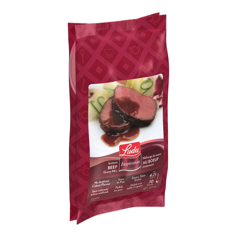 Gravy Beef Instant - 8 x 377 g - Luda Inspiratio - Restaurant and Foodservice Ingredients - Canadian Distribution