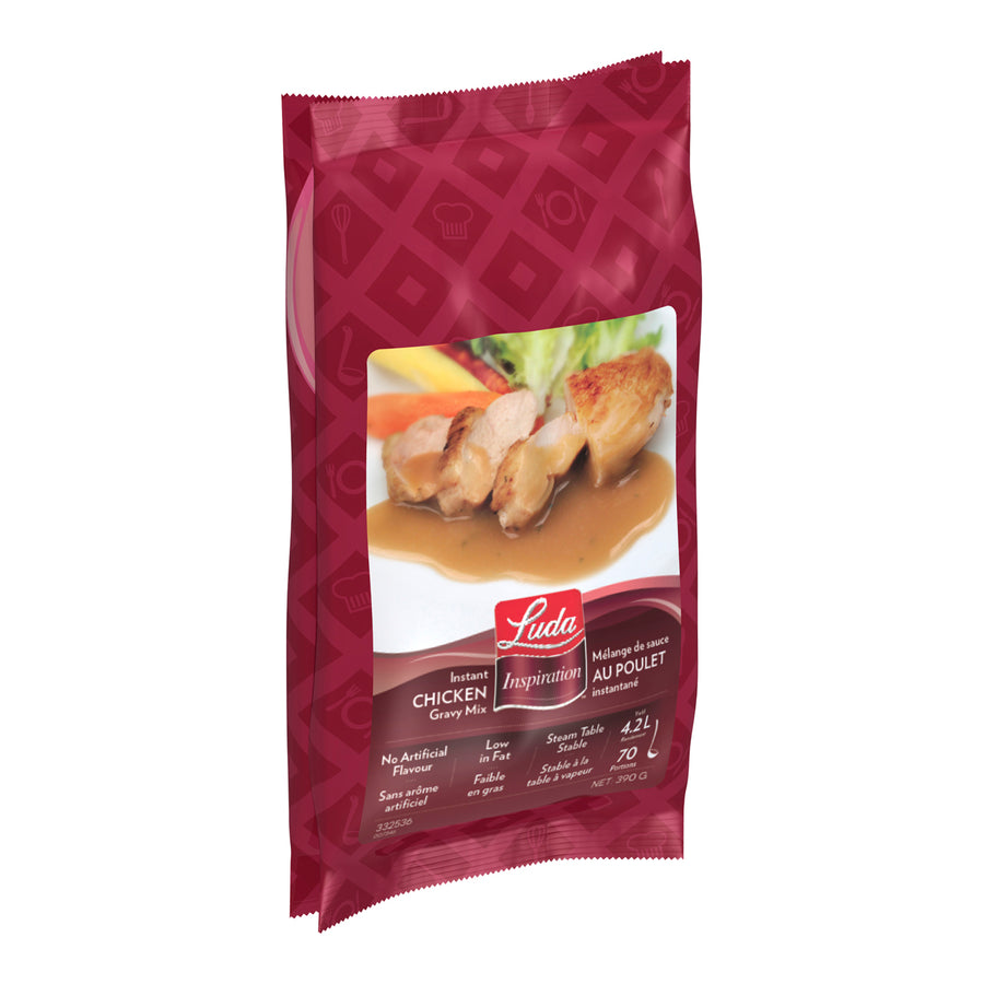 Gravy Chicken Instant - 8 x 390 g - Luda Inspiratio - Restaurant and Foodservice Ingredients - Canadian Distribution