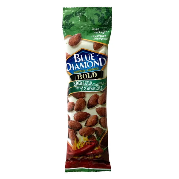 Sriracha Almonds - 48 × 43 g - Blue Diamond - Canadian Distribution