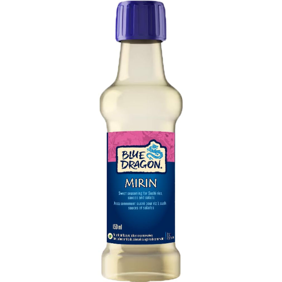 Blue Dragon Mirin 2 x 150ml – Traditional Japanese Sweet Seasoning - Canadian Distribution - Ships Free Within Canada on Orders Above CAD $199
